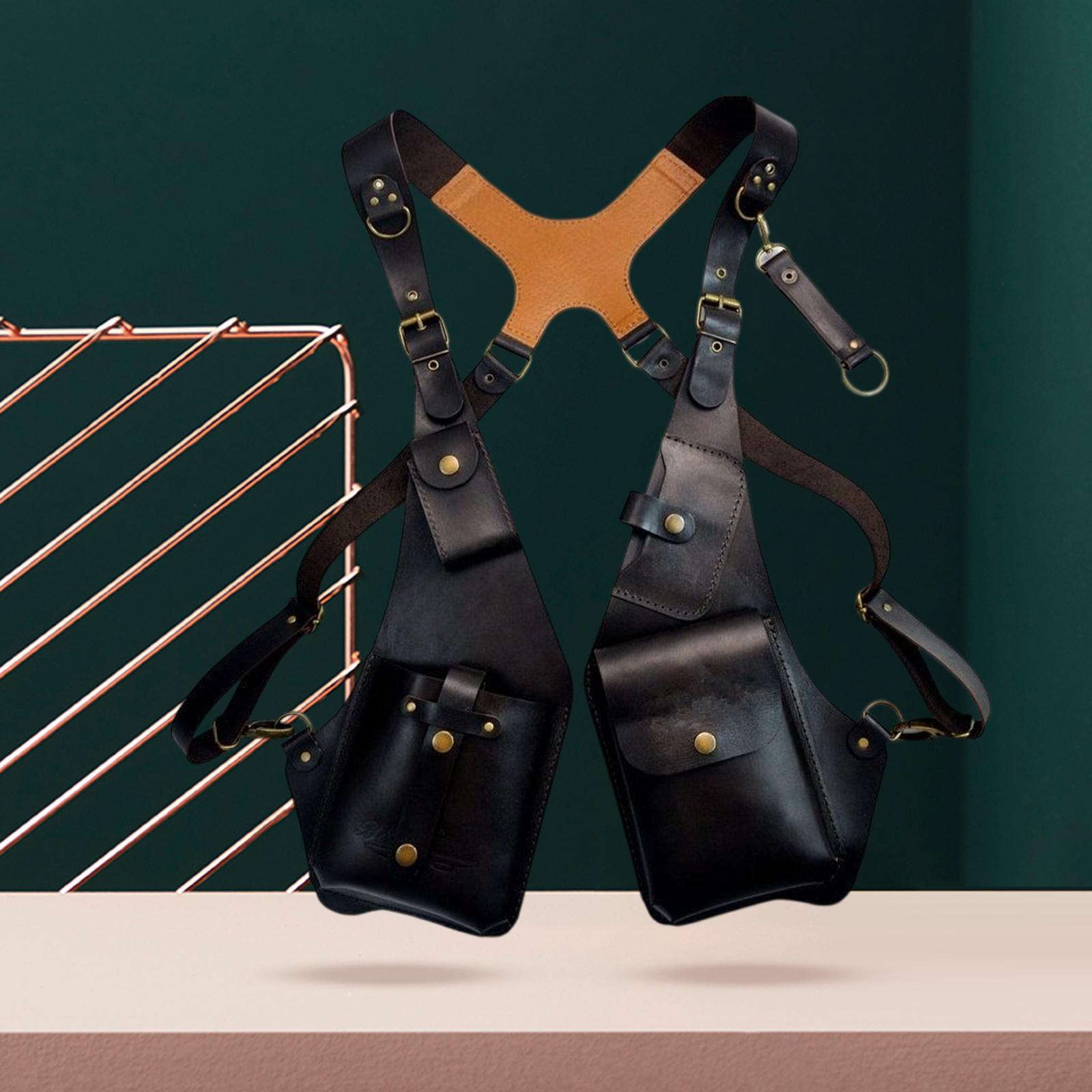 Shoulder Harness Bag Case Wallet Underarm Bag Steampunk for Bike Motorcycle