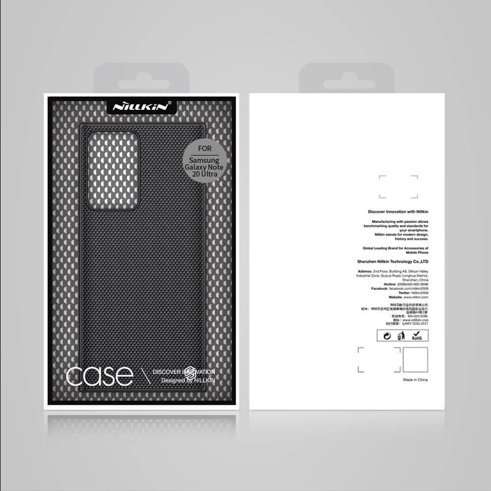 Ốp lưng chống sốc cho Samsung Galaxy Note 20 Ultra hiệu Nillkin Textured nylon fiber case - hàng nhập khẩu