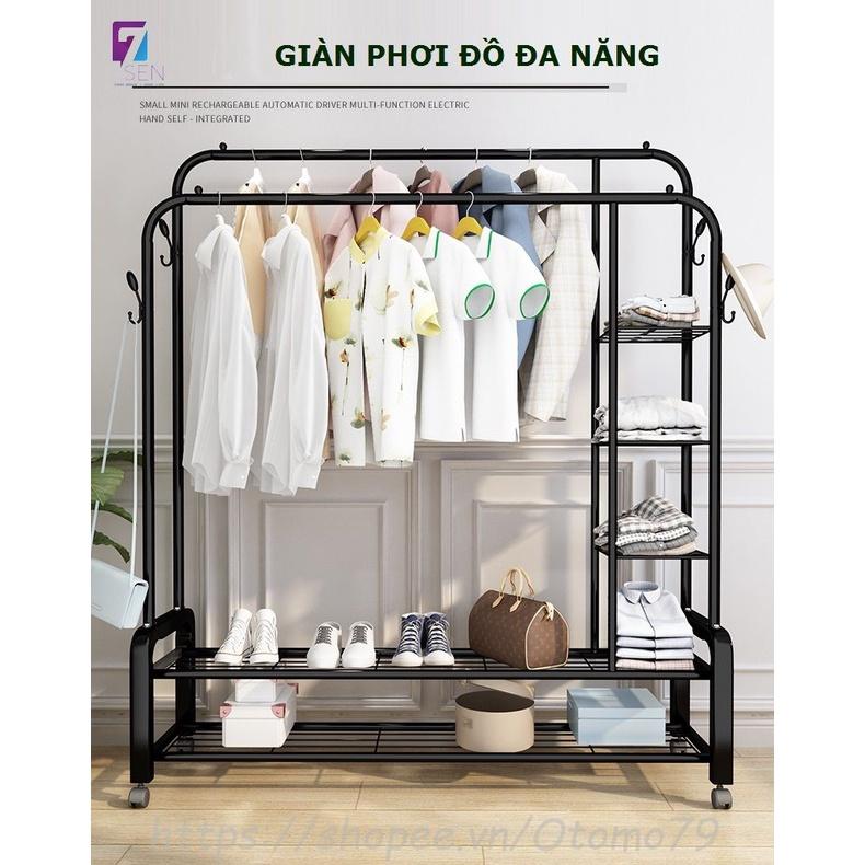 Giá Treo Quần Áo Cao Cấp G65, Kệ Để Quần Áo Giày Dép