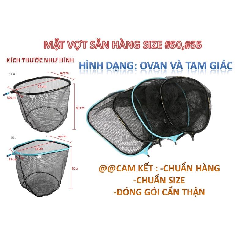 mặt vợt săn hàng, mặt vợt câu cá size 50cm,55cm