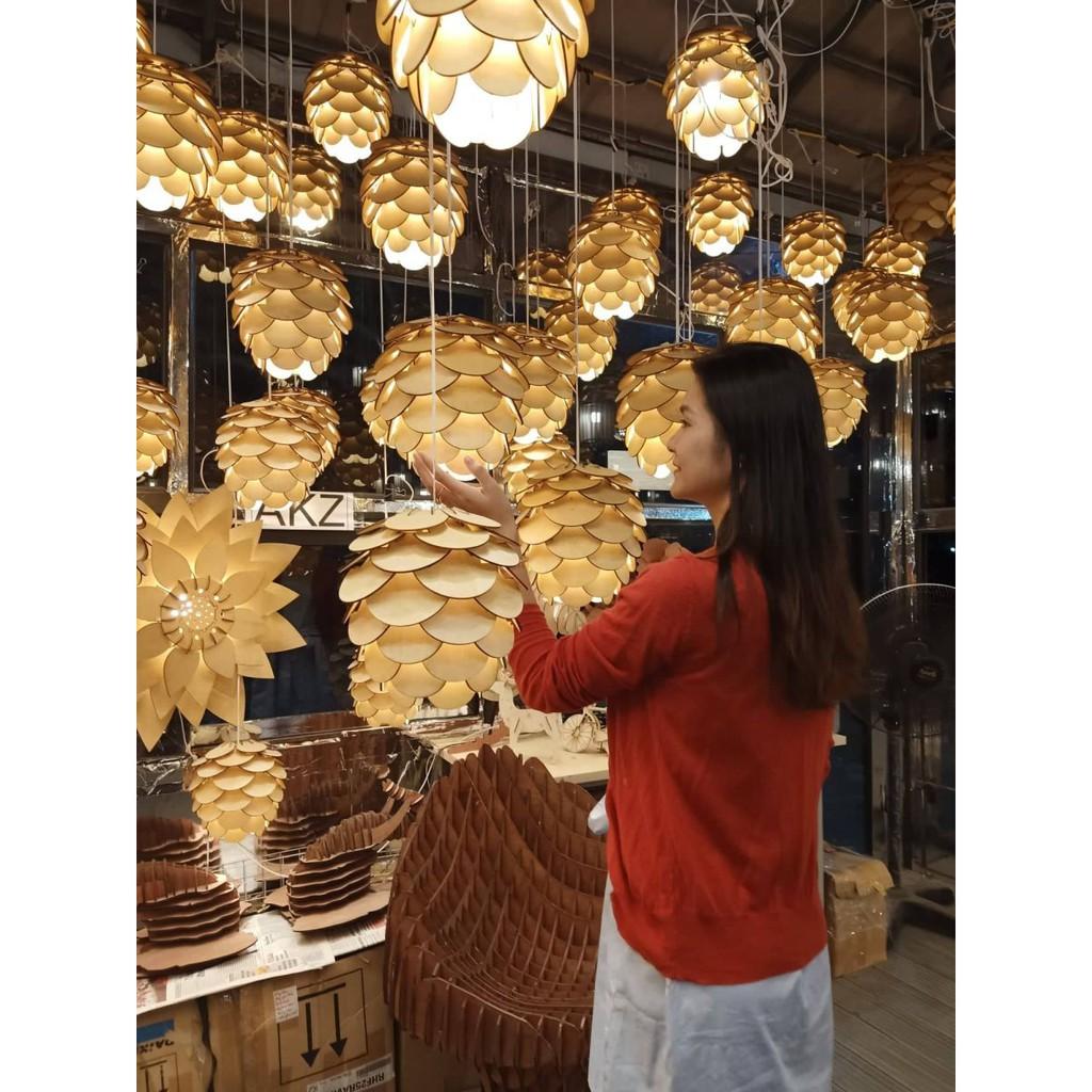Chụp đèn gỗ nội thất