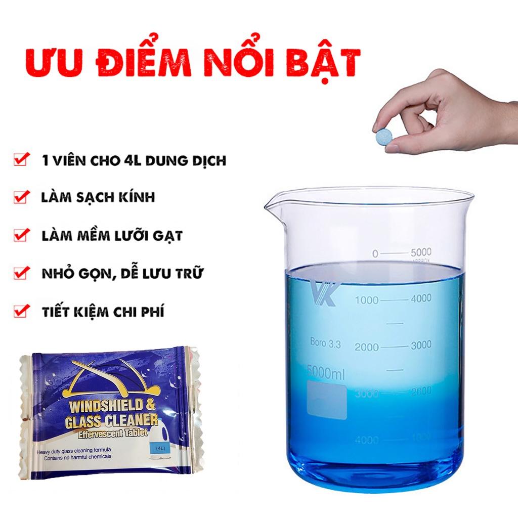 Viên sủi rửa kính đậm đặc loại tốt đóng túi chống ẩm tốt