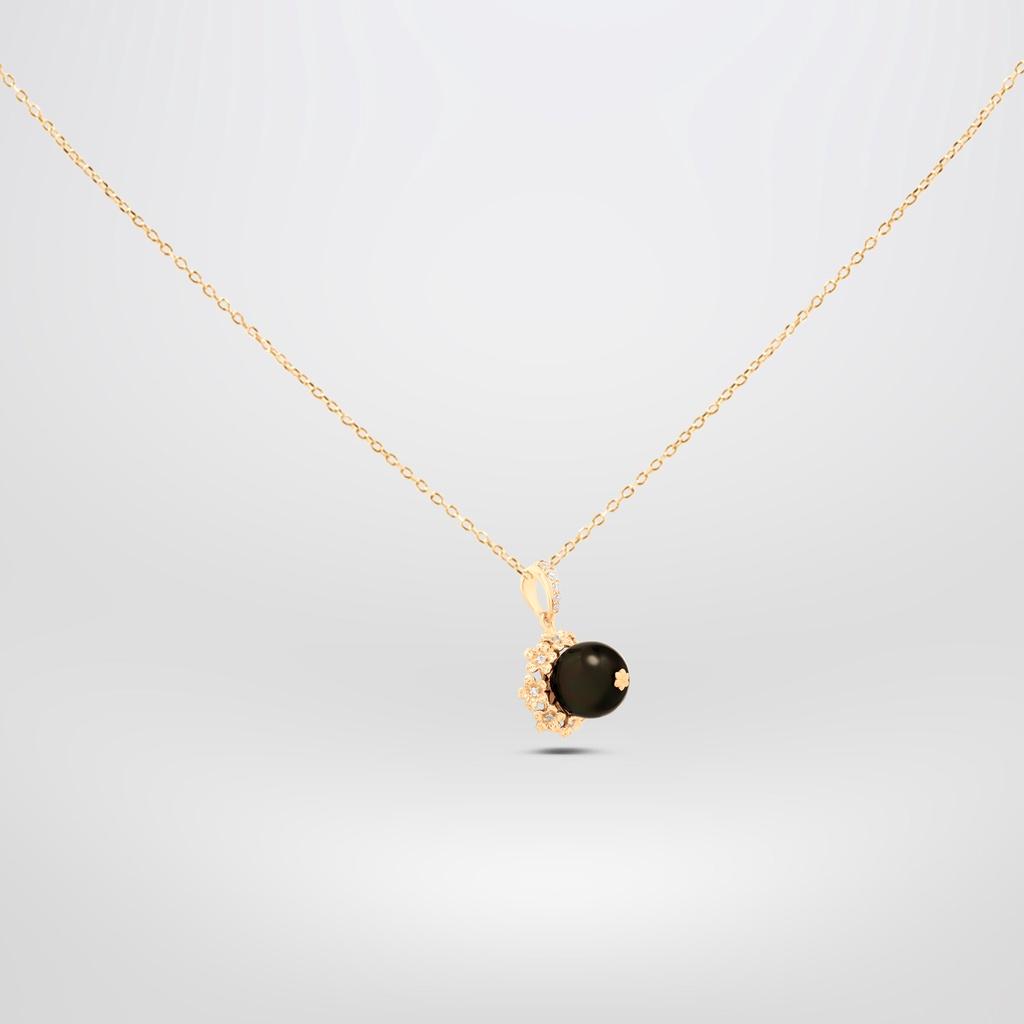 Mặt Dây Danny Jewelry Bạc 925 Hoa Ngọc Ốc Xi Rhodium/ Vàng hồng MD024