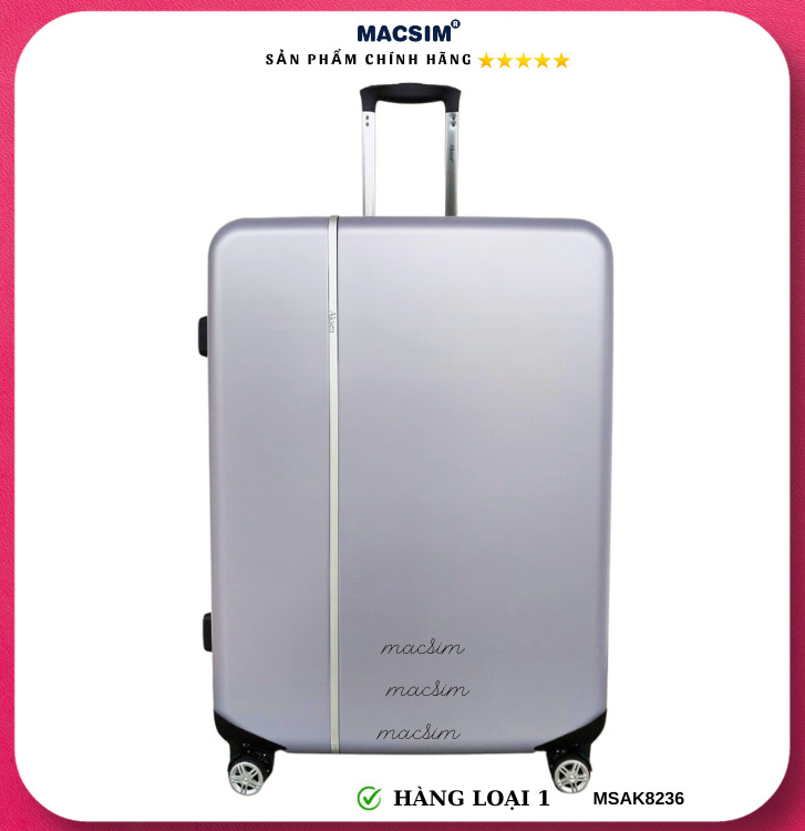 Vali cao cấp Macsim Aksen hàng loại 1 MSAK8236 cỡ 28 inch