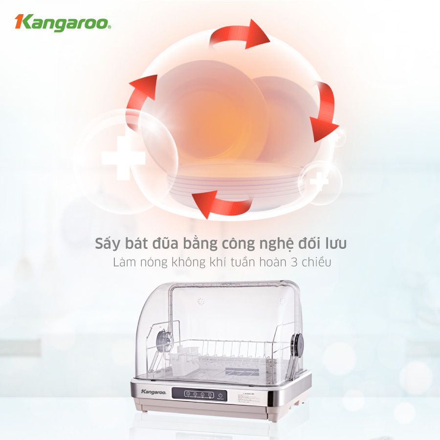 Máy sấy chén (bát) tiệt trùng Kangaroo KG45DD (315W) - Hàng chính hãng