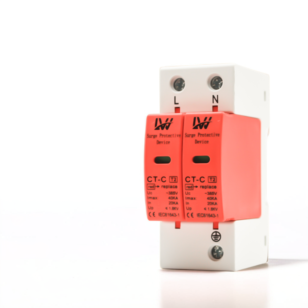 Chống sét lan truyền AC White LWSPD-40 1 pha 2P 220V và 3 pha 4P 380V