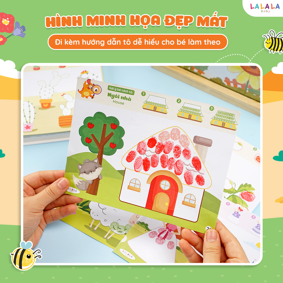 Bộ màu vân tay diệu kỳ FINGER PAINTING