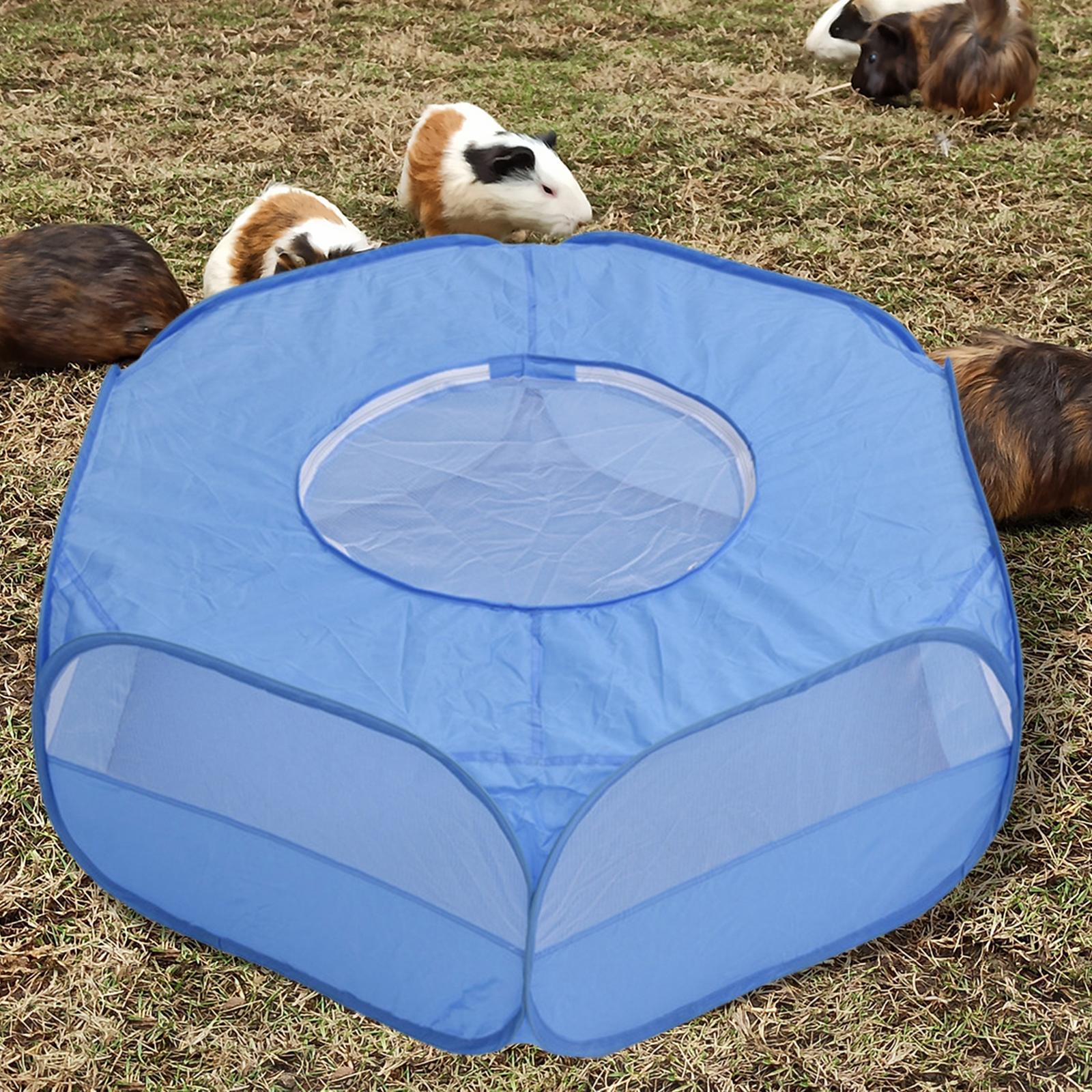 Portable Animal Playpen Breathable Cage Tent for Hamster Chinchilla Bunny with