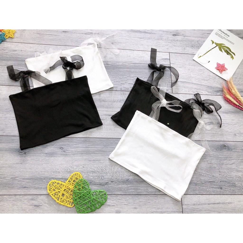 Áo thun gân nữ nhiều màu