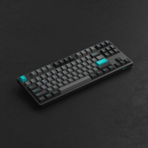 Bàn phím cơ có dây AKKO 3087 Plus Black &amp; Cyan (Akko CS Switch)_Mới, hàng chính hãng