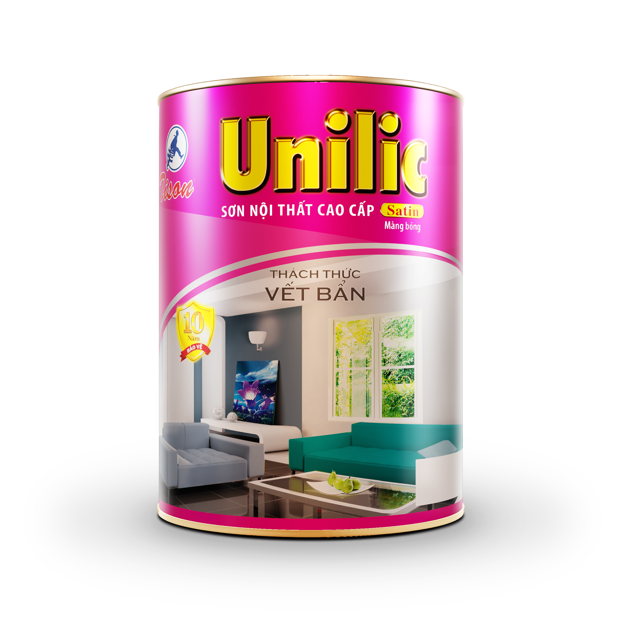 Sơn nội thất cao cấp Unilic Satin