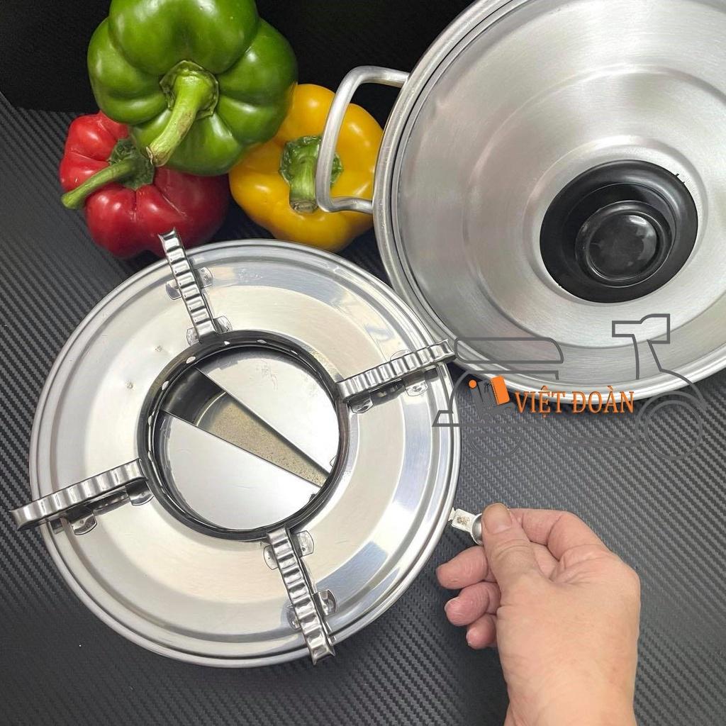 Bộ Bếp Cồn INOX / Nồi Lẩu Chất liệu NHÔM dày. Combo bộ bếp cồn nồi lẩu chuyên cho quán ăn nhà hàng và gia đình