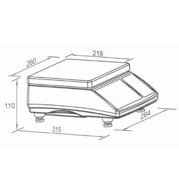 Cân điện tử, cân đếm mẫu từ 3 -30kg