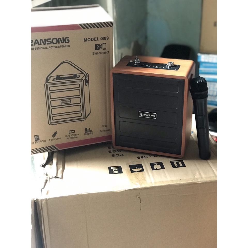 LOA BLUETOOTH KARAOKE ZANSONG S89-RUBYGROUP