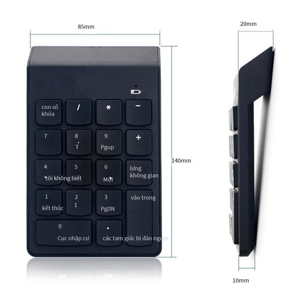 Vận Chuyển Nhanh Không Dây Bàn Phím Số Máy Tính Xách Tay Máy Tính Bên Ngoài USBmini Bàn Phím Số Kế Toán Bàn Phím Văn Phòng