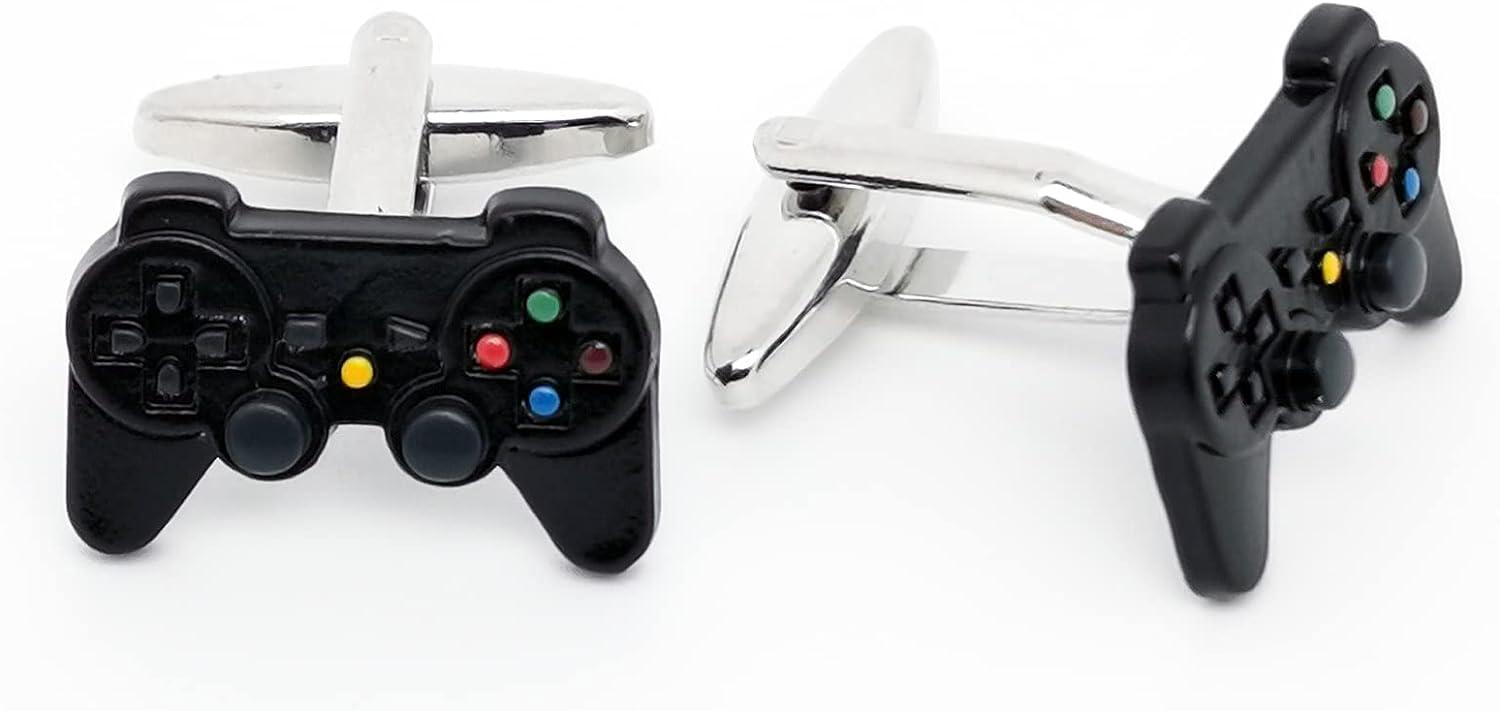 Bộ điều khiển video Đàn ông Đàn ông Cufflinks trong hộp quà tặng nam giới