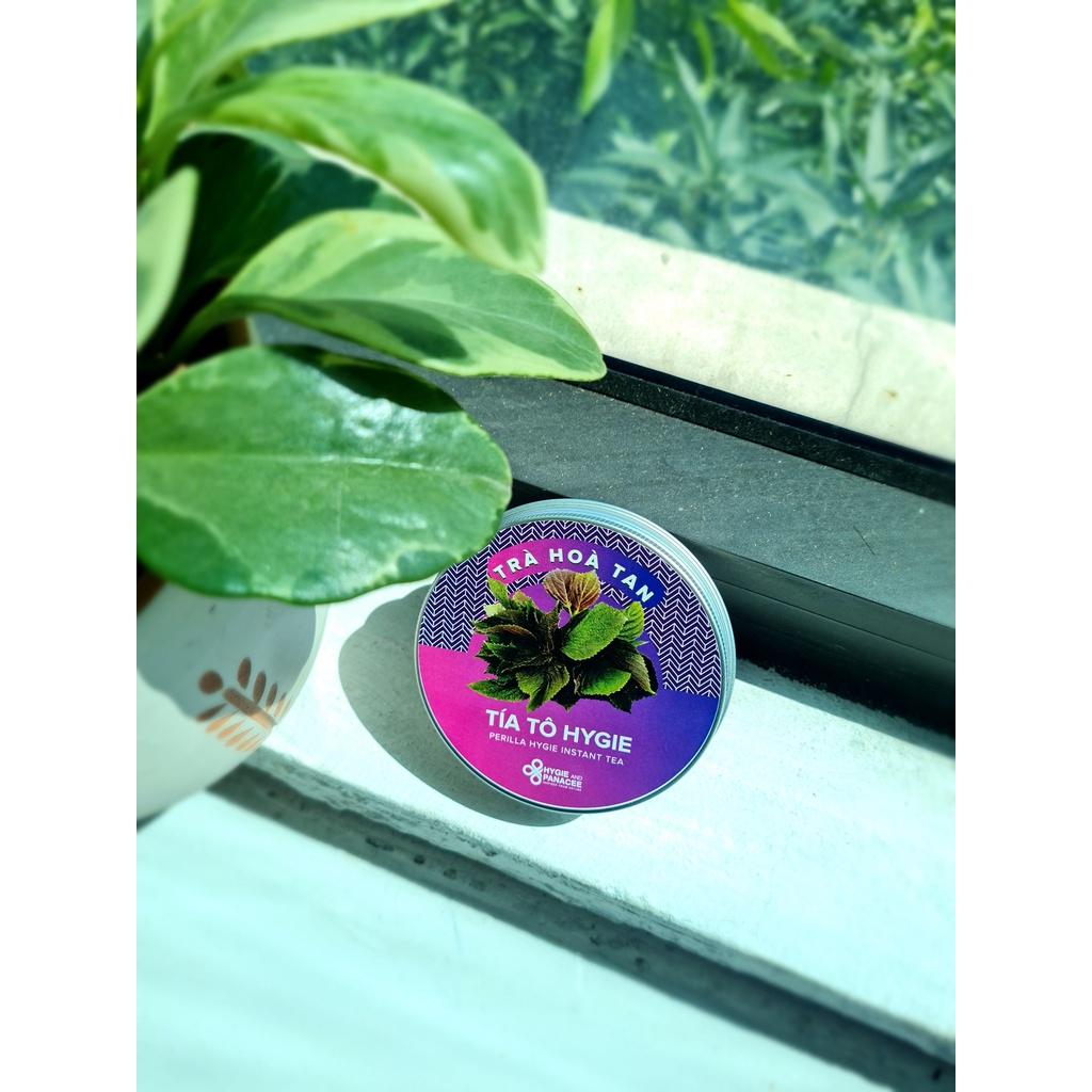 Trà tía tô Hygie hộp giấy 120g - dạng hòa tan tiện lợi, thơm ngon, đậm đặc