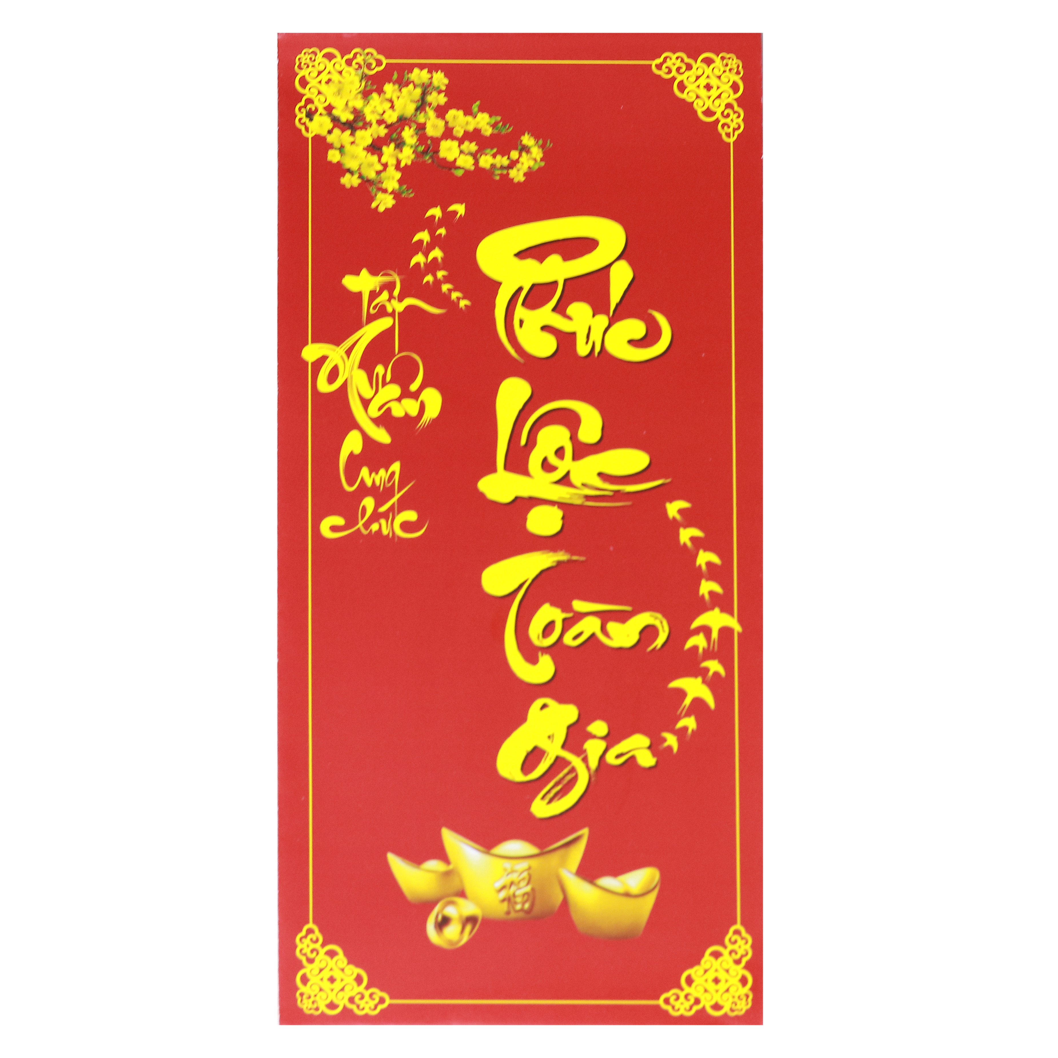 Bao Lì Xì Đỏ Chúc Mừng Năm Mới - Phúc Lộc Toàn Gia