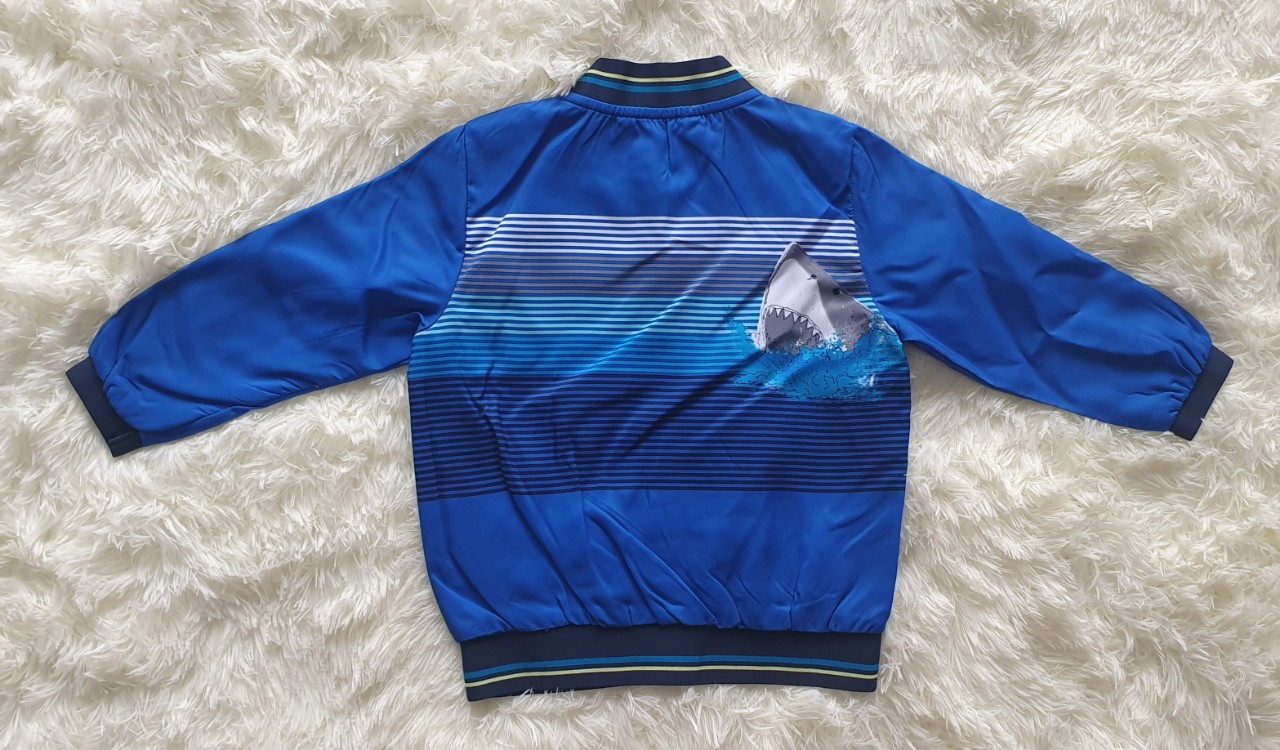 ÁO KHOÁC CỔ NHỌN 2 LỚP UNISEX CÁ MẬP