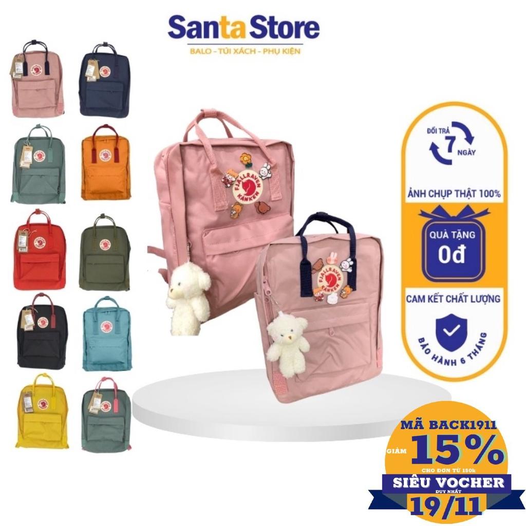 Balo thời trang nữ Hồng pastel đi học chống nước, cặp sách phong cách Ulzzang Hàn Quốc đựng laptop