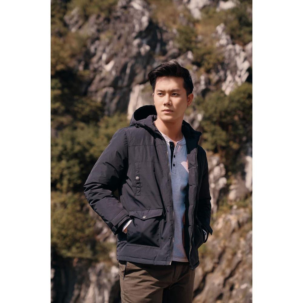 Áo khoác Nam 3 lớp dáng Jacket chống bám bẩn, chống nước &amp; kháng khuẩn DGC - WAJK1902M