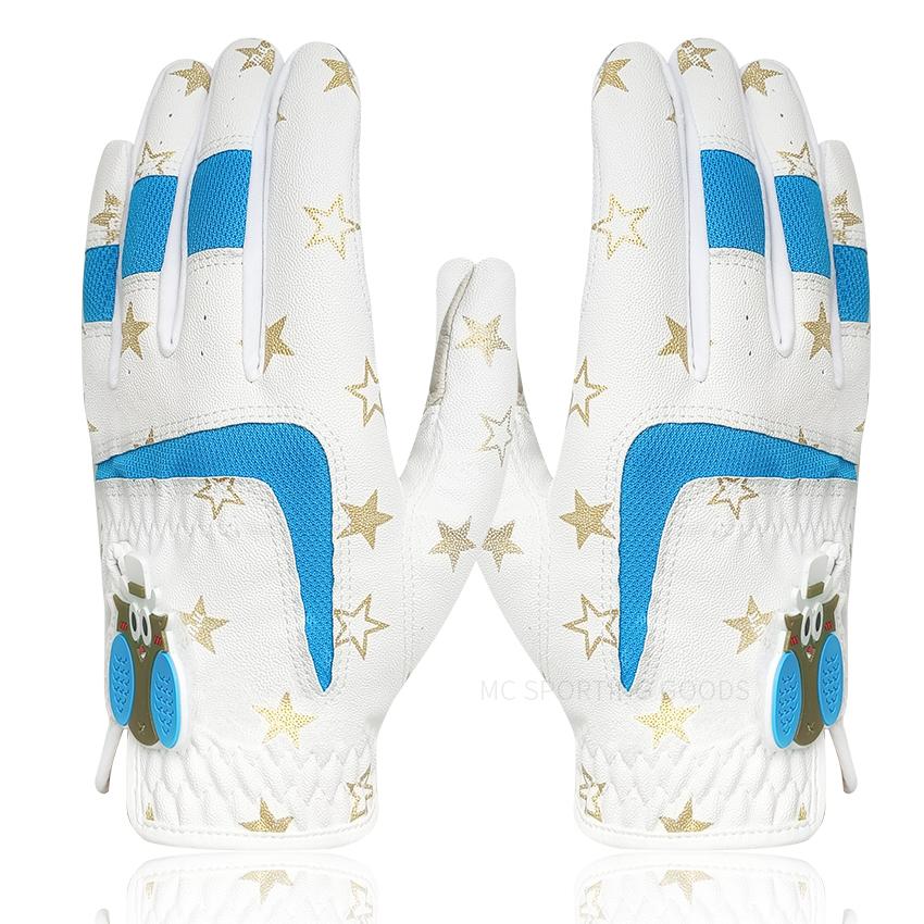 Găng tay golf trẻ em Color: 1 pair red Size: L