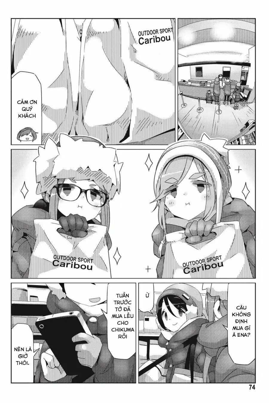 Laid-Back Camp Chapter 31: - Caribou-kun và ghế tựa cắm trại - Trang 22