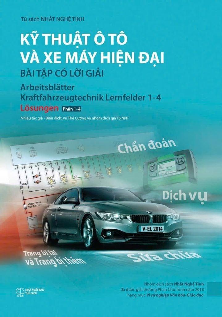 Sách - Kỹ Thuật Ô Tô Và Xe Máy Hiện Đại - Bài Tập Có Lời Giải