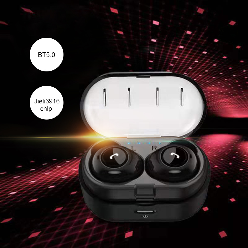 CP7 TWS Bluetooth5.0 Headset Wireless Earphones Mini Earbuds with Charging #SN 