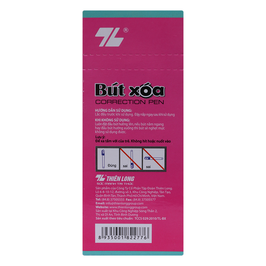 Bút Xóa Thiên Long CP-06 - Giao Màu Ngẫu Nhiên