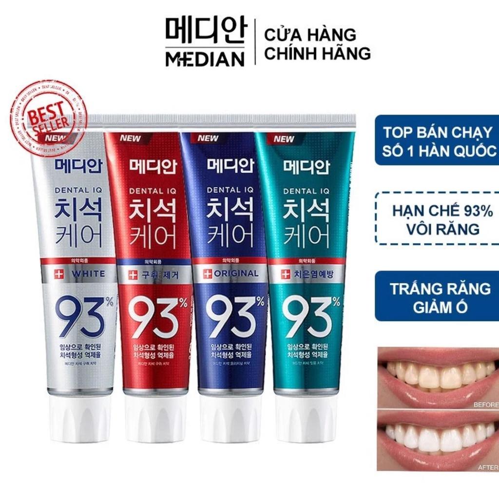 Kem Đánh Răng Median Dental IQ Trắng Răng Hàn Quốc 120g/Tuýp