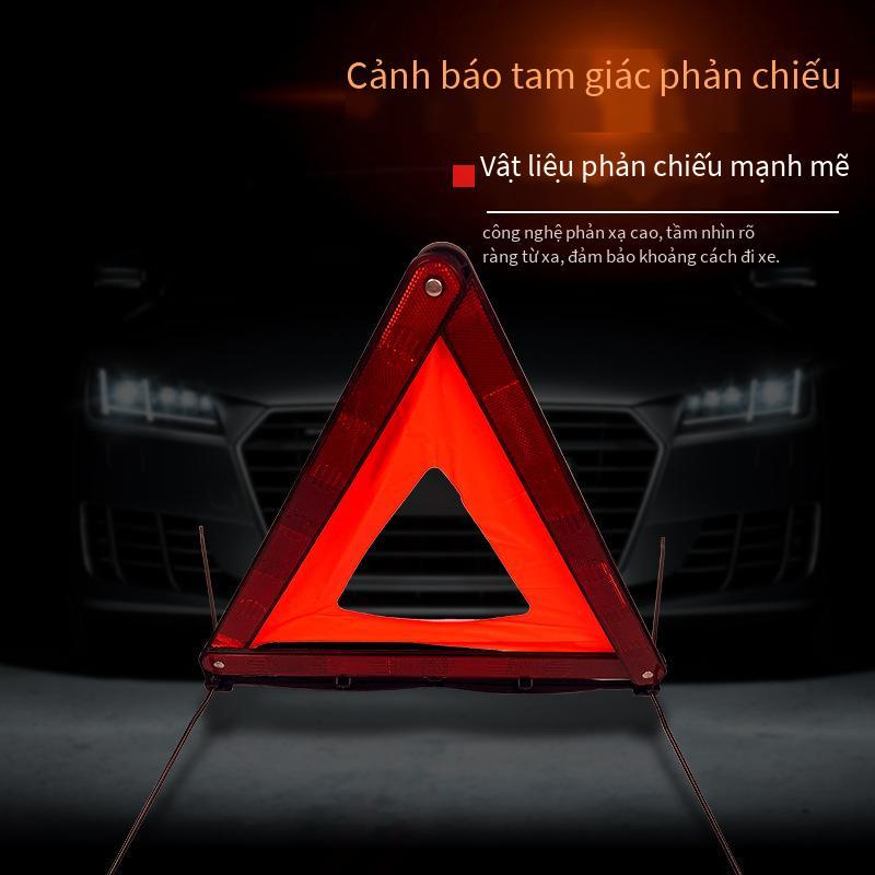 Quảng cáo tai nạn nguy hiểm khẩn cấp khung cảnh báo hình tam giác di động gấp siêu xa dấu hiệu cảnh báo hình tam giác phản chiếu dấu hiệu cảnh báo giao thông