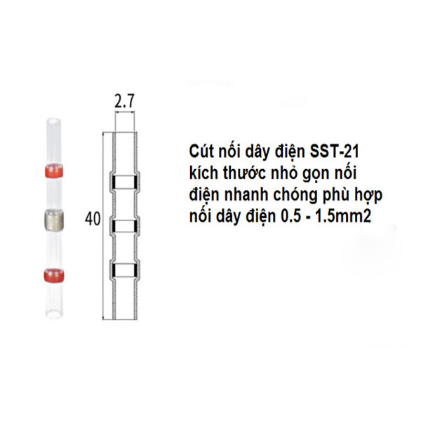 Bộ 20 Cút Nối Dây Điện Hơ Lửa An Toàn SST