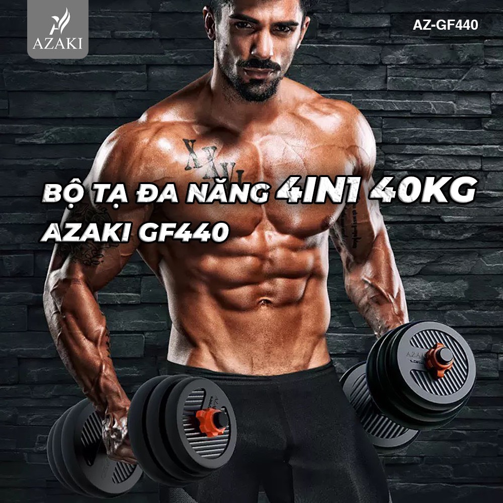 Bộ Tạ Đa Năng 40Kg Azaki GF440