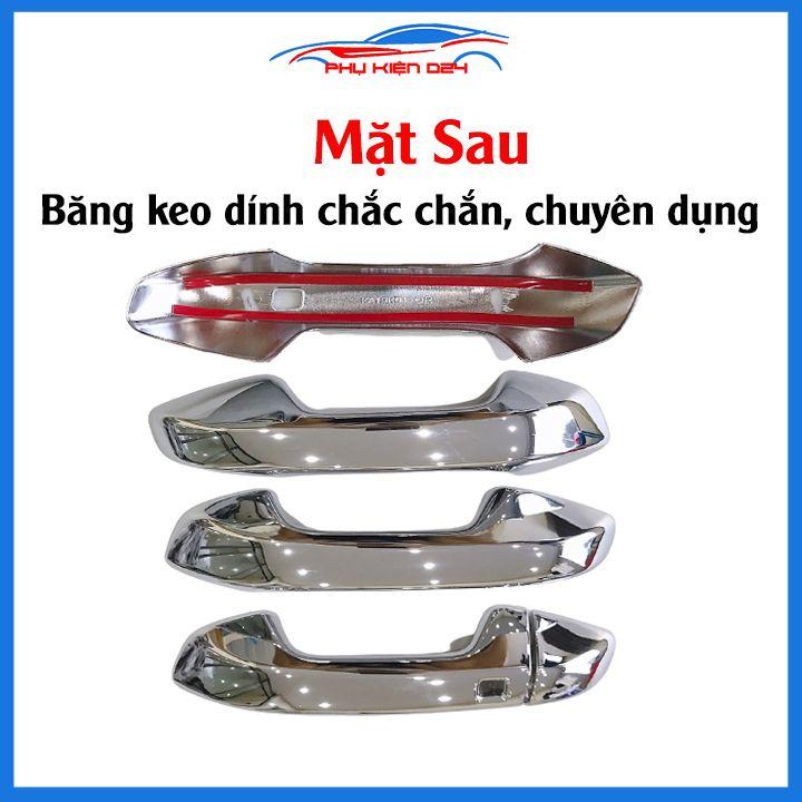 Ốp tay hõm Cerato 2019-2020-2021-2021 vân carbon, mạ crom chống trầy bảo vệ cửa xe ô tô