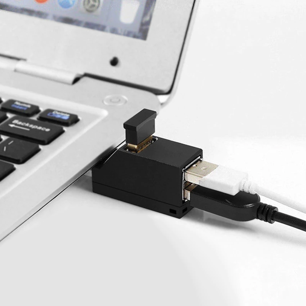 Bộ chia USB HUB 3 cổng USB 3.0 và USB2.0 độ cao cho máy tính, Laptop, PC, Tivi, Ô tô, xe hơi, thiết bị ngoại vi Dan House USB3.02.0