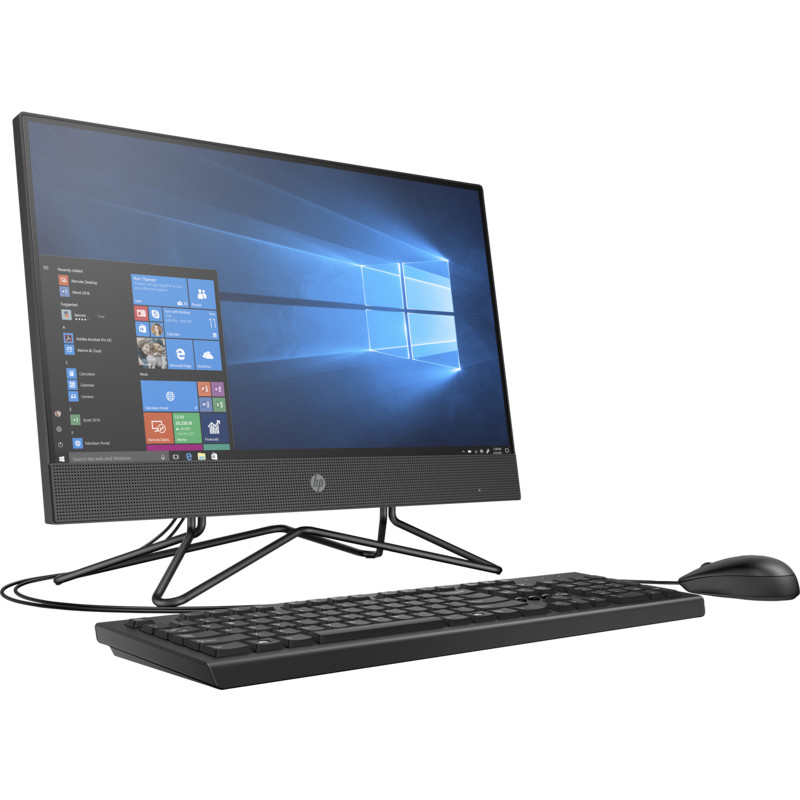 Máy tính để bàn HP 200 Pro G4 AIO (Core i3-10110U, 4GB, 256GB SSD, DVDRW, Intel UHD Graphics, 21.5&quot;FHD, Win 10 Home 64)_2J860PA - Hàng Chính Hãng