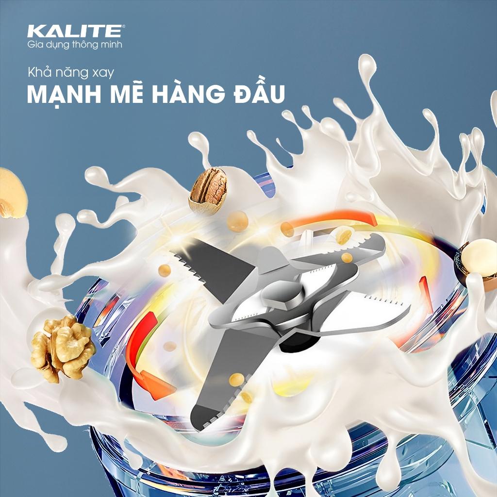 Máy Làm Sữa Hạt mini Kalite KCB12B, 1.2Lit - 800w, Vận Hành Êm Ái, Hàng Chính Hãng