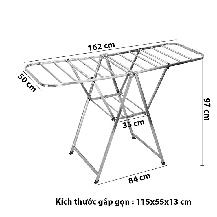 Giàn phơi để sàn Inox - Nhiều mẫu mã lựa chọn - Hàng chính hãng NIKITA 2024