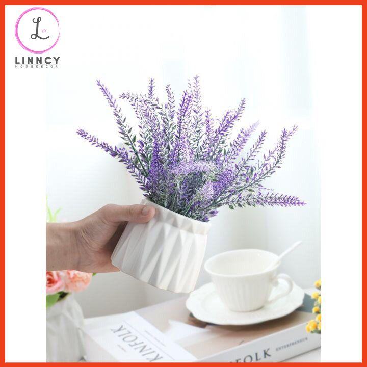 Bình hoa giả, bình hoa mini nhiều mẫu cao 18-20cm trang trí