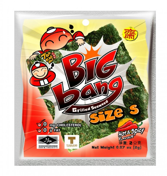 Snack Rong Biển Taokaenoi Big Bang cay 6g