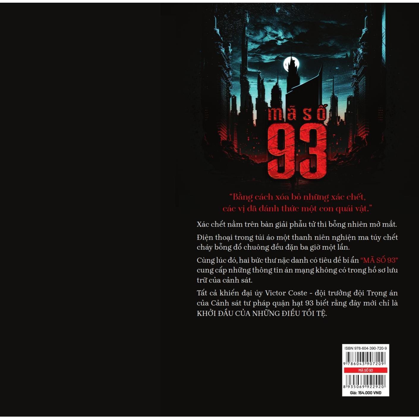 Sách - Mã Số 93 - Olivier Norek - NXB Phụ Nữ