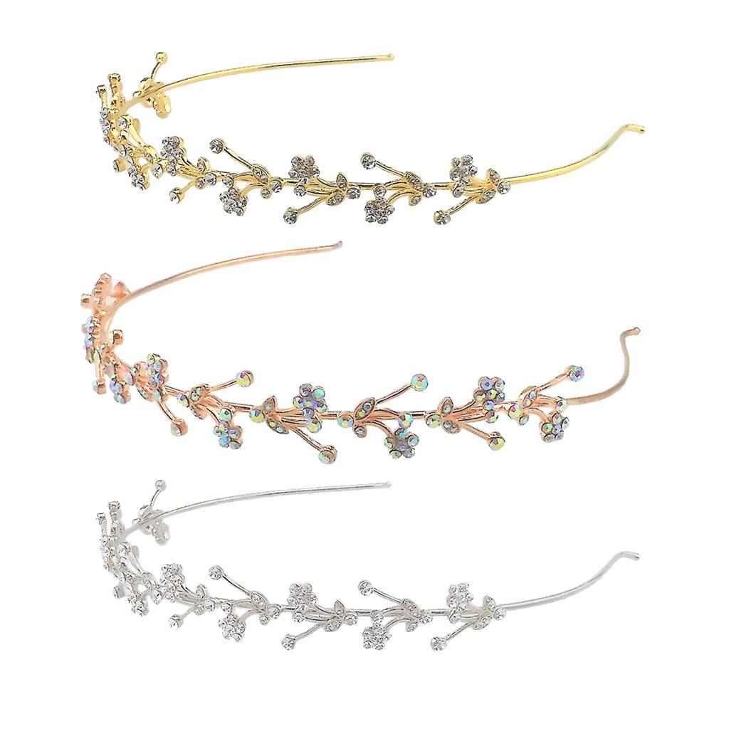 Rhinestone Wedding Tiara Bridal Headband Queen Tiara Princess Crown