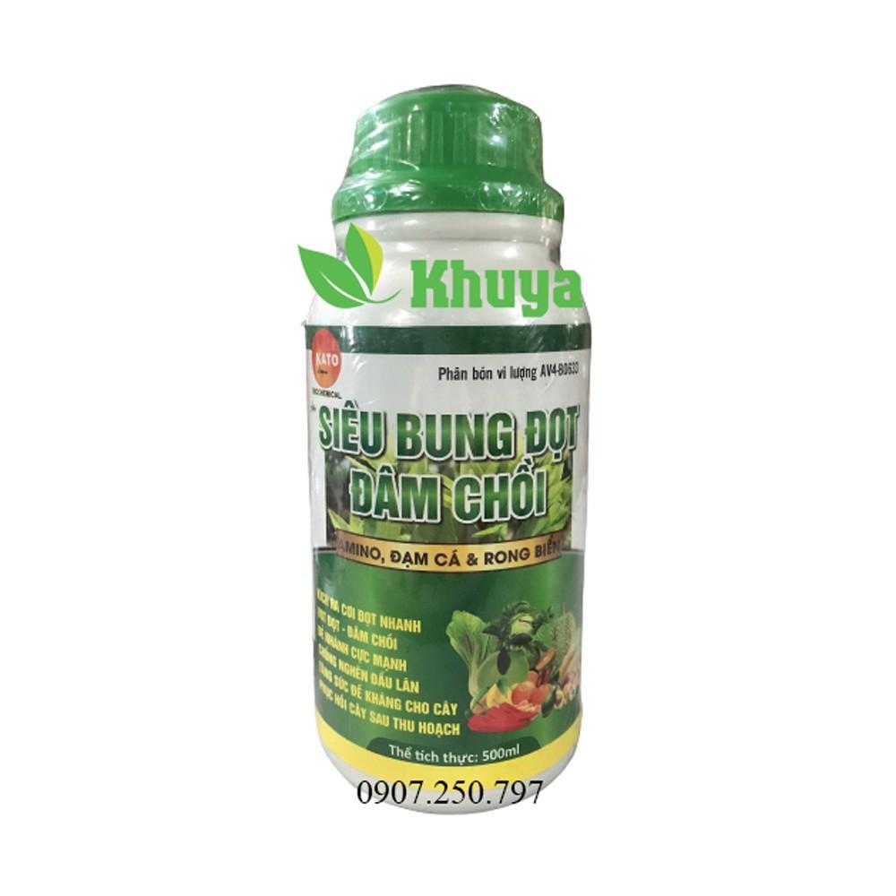 Phân bón vi lượng AV4-B0633 SIÊU BUNG ĐỌT ĐÂM CHỒI 500ml AMINO, ĐẠM CÁ, & RONG BIỂN