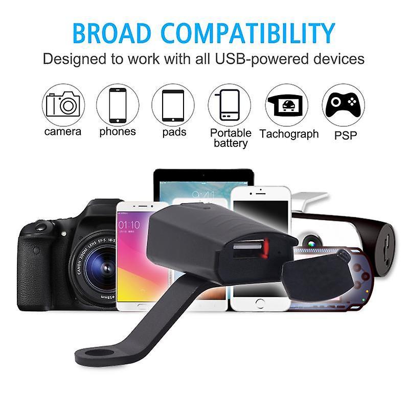 Bộ sạc USB xe máy Cổng đơn USB Xe máy Xe điện Chống nước