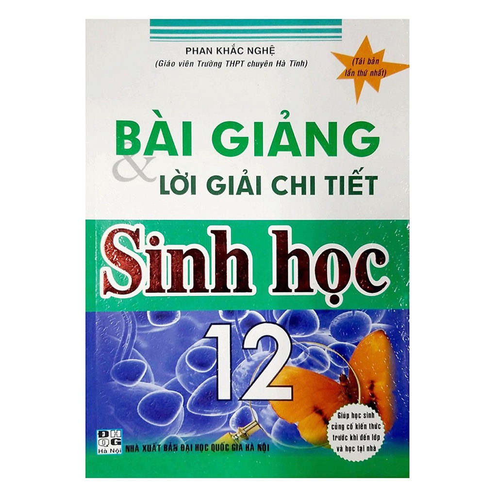 Sách - Combo Sách Sinh học 12 hay của Phan Khắc Nghệ (2 cuốn)