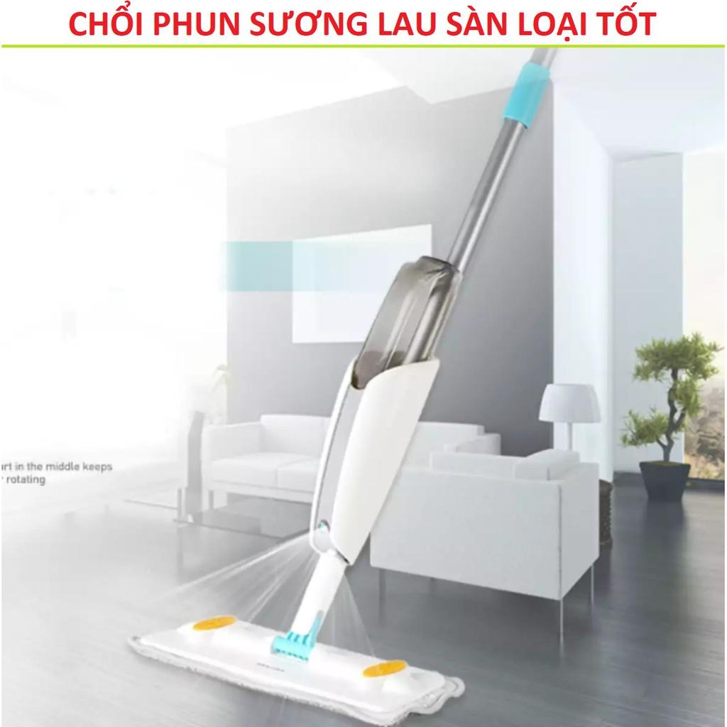 Cây lau nhà phun sương thông minh xoay 360 độ mẫu mới hang cao câp