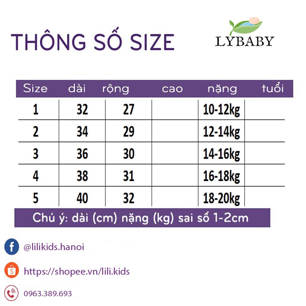 Bộ nỉ cho bé trai bé gái LYBABY bộ nỉ bông cho bé mềm mịn họa tiết BDT06