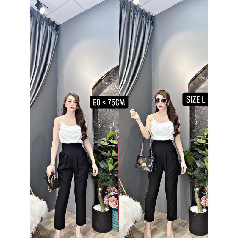 206 - SET ÁO CỔ ĐỔ QUẦN BAGGY