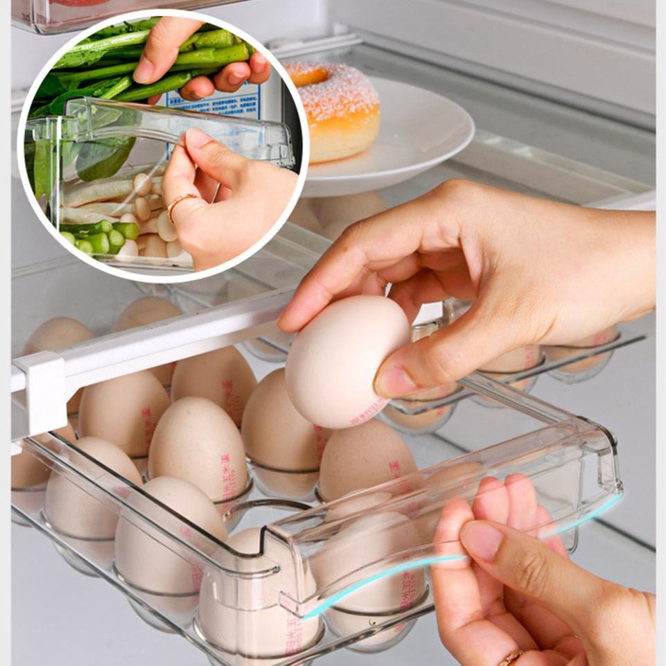 Khay đựng trứng đa năng Hộp đựng thực phẩm tủ lạnh  HÀNG LOẠI 1